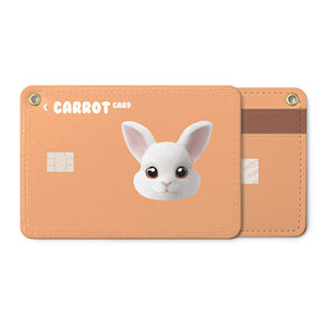 Carrot the Rabbit Face Card Holder