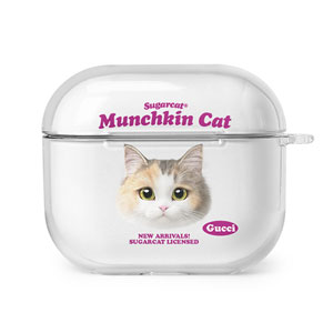 Gucci the Munchkin TypeFace AirPods 3 Clear Hard Case