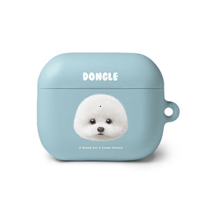 Dongle the Bichon Face AirPods 3 Hard Case
