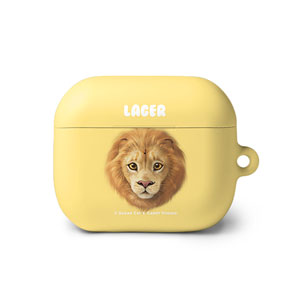 Lager the Lion Face AirPods 3 Hard Case