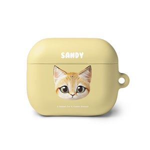 Sandy the Sand cat Face AirPods 3 Hard Case