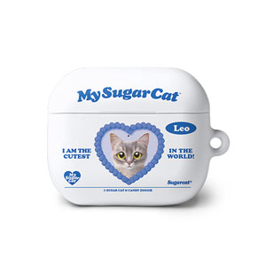Leo the Abyssinian Blue Cat MyHeart AirPods 3 Hard Case
