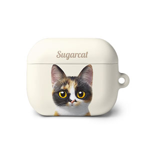 Mayo the Tricolor cat Simple AirPods 3 Hard Case
