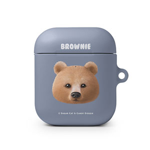 Brownie the Bear Face AirPod Hard Case