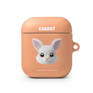 Carrot the Rabbit Face AirPod Hard Case