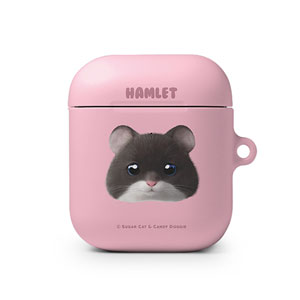 Hamlet the Hamster Face AirPod Hard Case