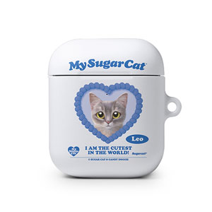 Leo the Abyssinian Blue Cat MyHeart AirPod Hard Case