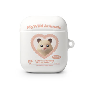 Pudding the Hamster MyHeart AirPod Hard Case