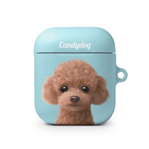Ruffy the Poodle Simple AirPod Hard Case