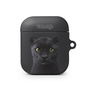 Blacky the Black Panther Simple AirPod Hard Case