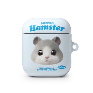 Malang the Hamster TypeFace AirPod Hard Case