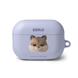 Ramji the Hamster Face AirPod PRO Hard Case