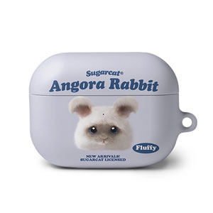 Fluffy the Angora Rabbit TypeFace AirPod PRO Hard Case
