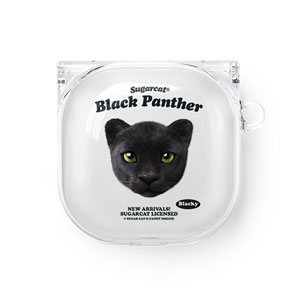 Blacky the Black Panther TypeFace Buds Pro/Live Clear Hard Case