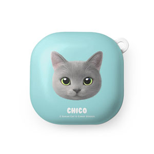 Chico the Russian Blue Face Buds Pro/Live Hard Case