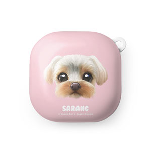 Sarang the Yorkshire Terrier Face Buds Pro/Live Hard Case