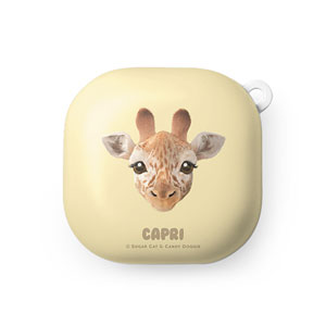 Capri the Giraffe Face Buds Pro/Live Hard Case