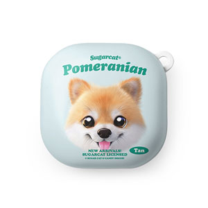 Tan the Pomeranian TypeFace Buds Pro/Live Hard Case