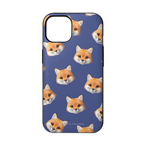 Maple the Red Fox Face Patterns Door Bumper Case