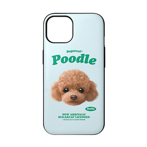 Ruffy the Poodle TypeFace Door Bumper Case