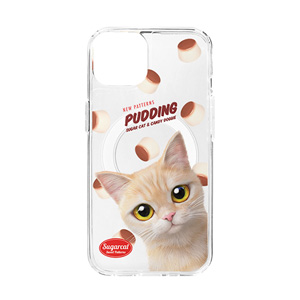 Bangul’s Pudding New Patterns Clear Gelhard Case (for MagSafe)
