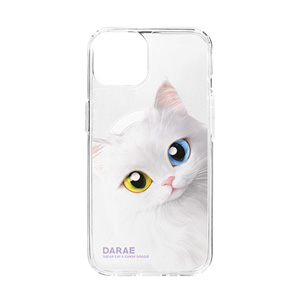 Darae Peekaboo Clear Gelhard Case (for MagSafe)