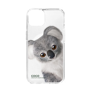 Coco the Koala Peekaboo Clear Gelhard Case (for MagSafe)
