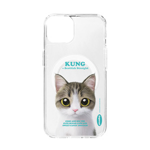 Kung Retro Clear Gelhard Case (for MagSafe)