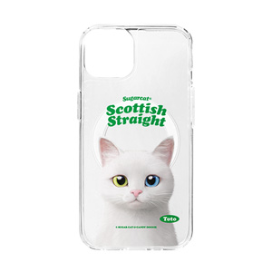 Toto the Scottish Straight Type Clear Gelhard Case (for MagSafe)