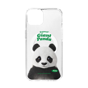 Pang the Giant Panda Type Clear Gelhard Case (for MagSafe)