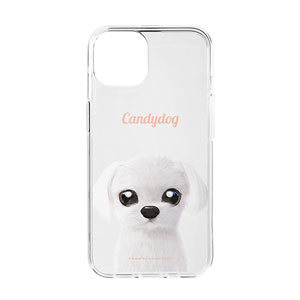 Kkoong the Maltese Simple Clear Jelly Case