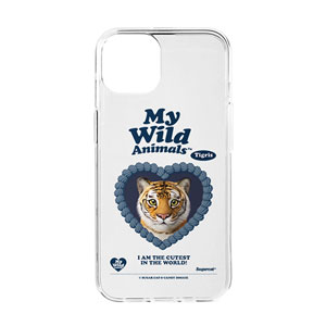 Tigris the Siberian Tiger MyHeart Clear Jelly/Gelhard Case