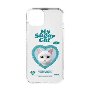Youlove MyHeart Clear Jelly/Gelhard Case