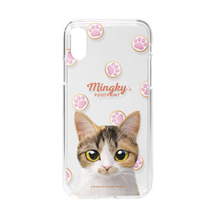 Mingky’s Footprint Clear Jelly Case