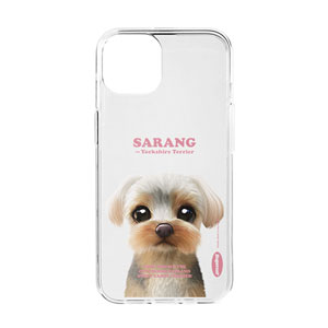 Sarang the Yorkshire Terrier Retro Clear Jelly/Gelhard Case
