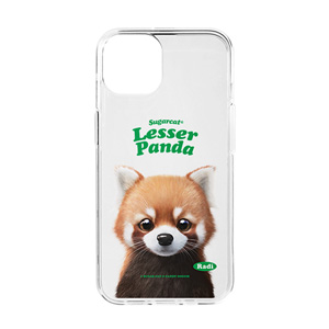 Radi the Lesser Panda Type Clear Jelly/Gelhard Case