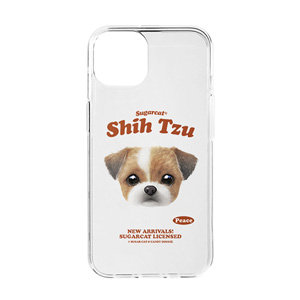 Peace the Shih Tzu TypeFace Clear Jelly/Gelhard Case