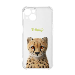Samantha the Cheetah Simple Shockproof Jelly Case