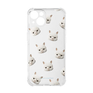 Angsom the Alpaca Face Patterns Shockproof Jelly Case