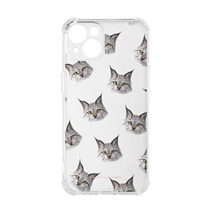 Wendy the Canada Lynx Face Patterns Shockproof Jelly Case