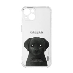 Pepper the Labrador Retriever Retro Shockproof Jelly/Gelhard Case
