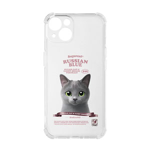 Sarang the Russian Blue New Retro Shockproof Jelly/Gelhard Case