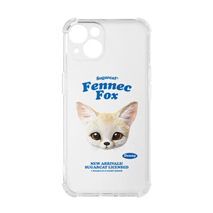 Denny the Fennec fox TypeFace Shockproof Jelly/Gelhard Case