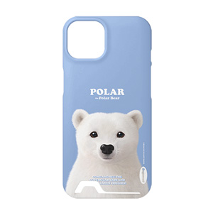 Polar the Polar Bear Retro Under Card Hard Case