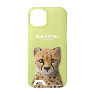 Samantha the Cheetah Under Card Hard Case