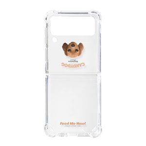 Baguette the Dachshund Feed Me Shockproof Gelhard Case for ZFLIP series