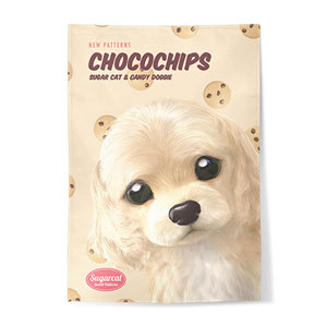 Momo the Cocker Spaniel’s Chocochips New Patterns Fabric Poster