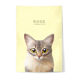 Rose Fabric Poster