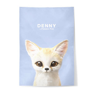 Denny the Fennec fox Fabric Poster