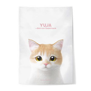 Yuja the British Shorthair Fabric Poster